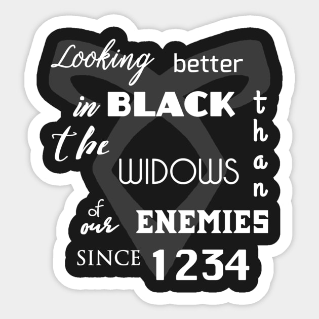 Shadowhunters #black Sticker by Valandra